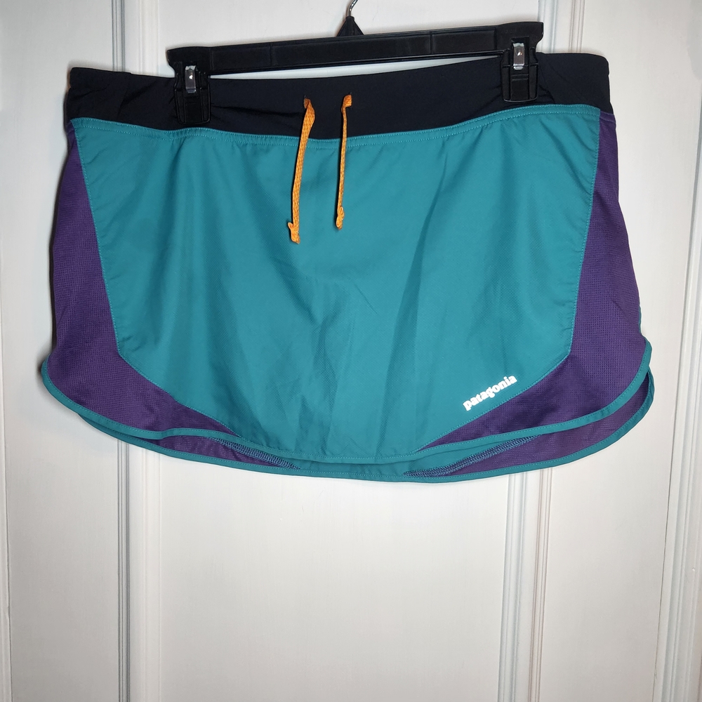 Patagonia Teal and Purple Skort
